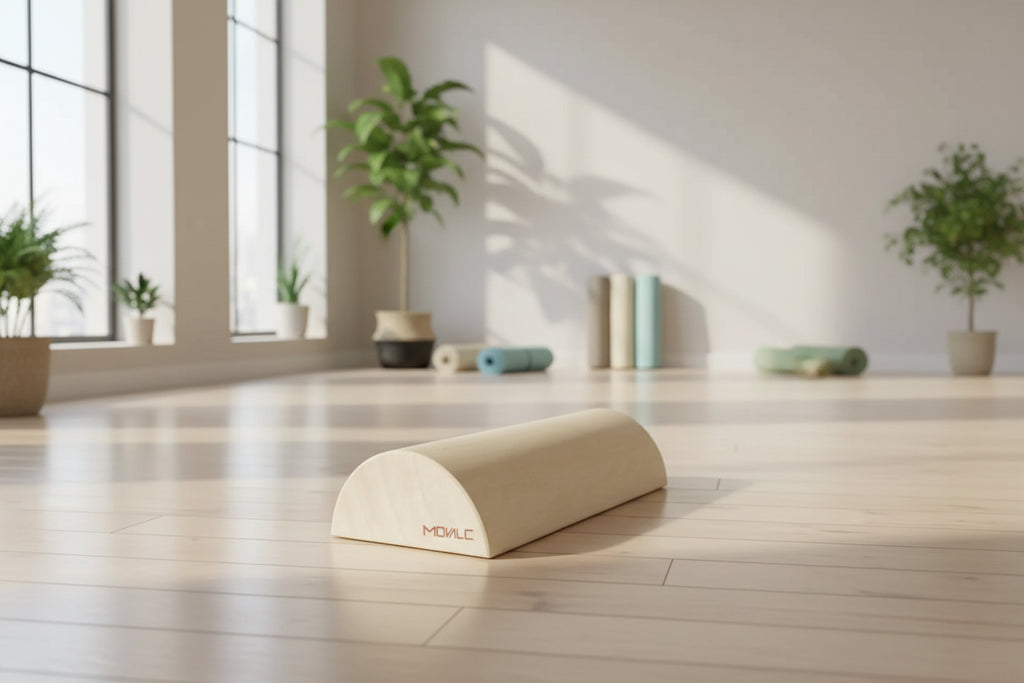 Almohada cervical de madera