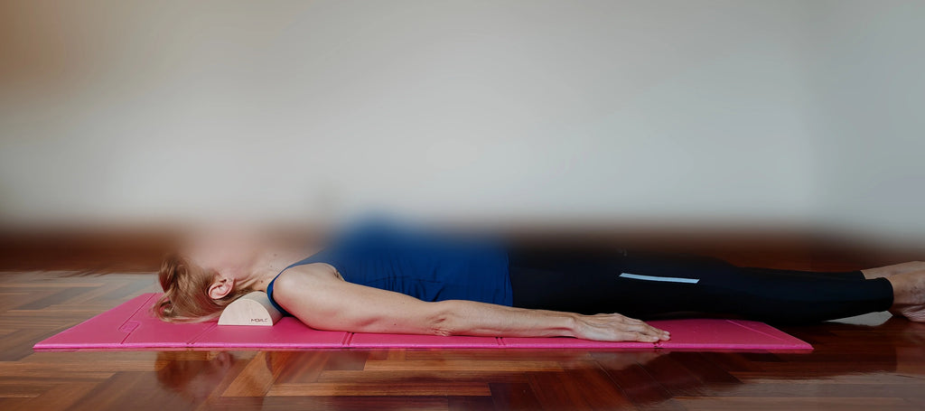 Almohada cervical de madera