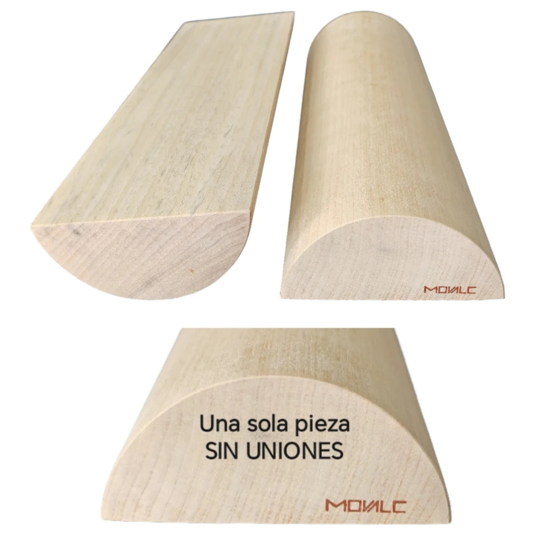 Movalc. ®   Tronco de eutonía propioceptiva método 5p de 50x16x7,5 cms / Talla M para fortalecer el suelo pélvico