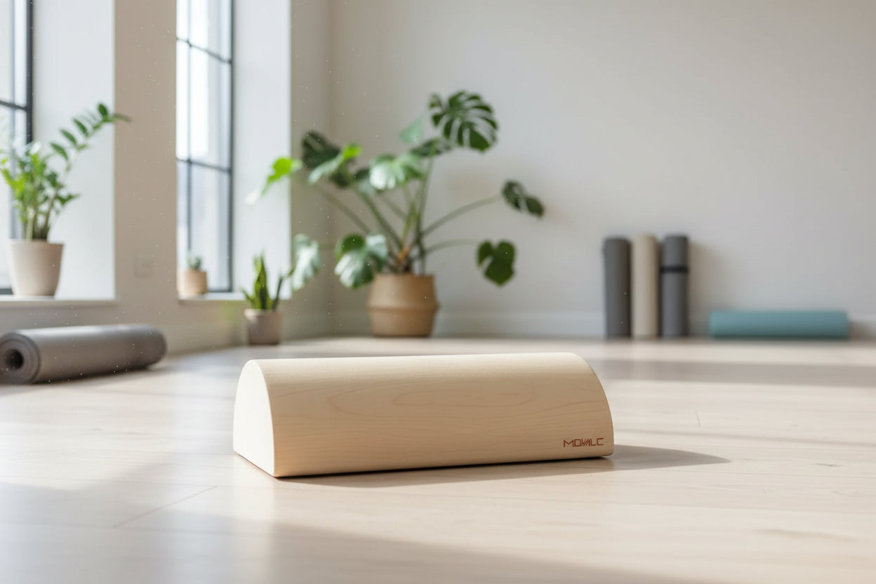 Movalc. ®   Tronco de eutonía propioceptiva método 5p de 50x16x7,5 cms / Talla M para fortalecer el suelo pélvico