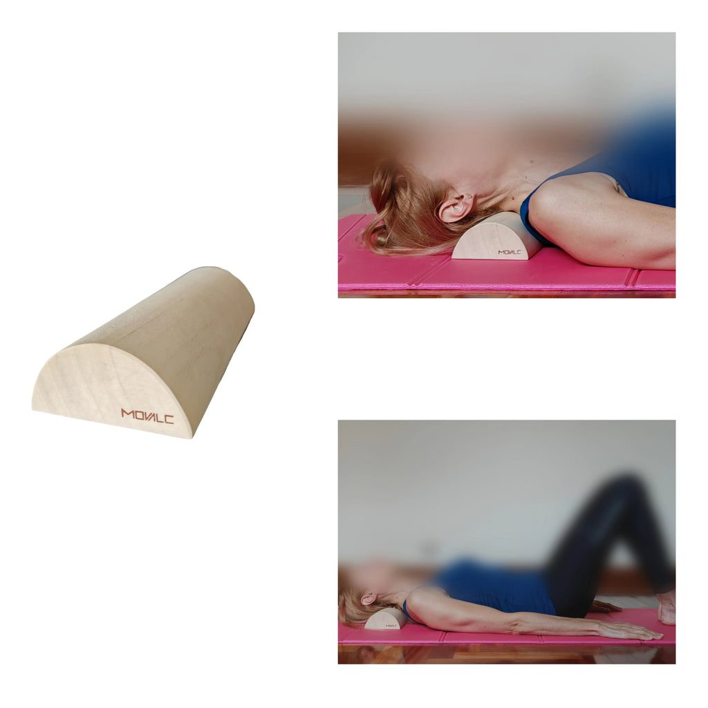 Almohada cervical de madera