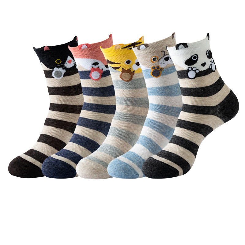 5 pares de calcetines divertidos