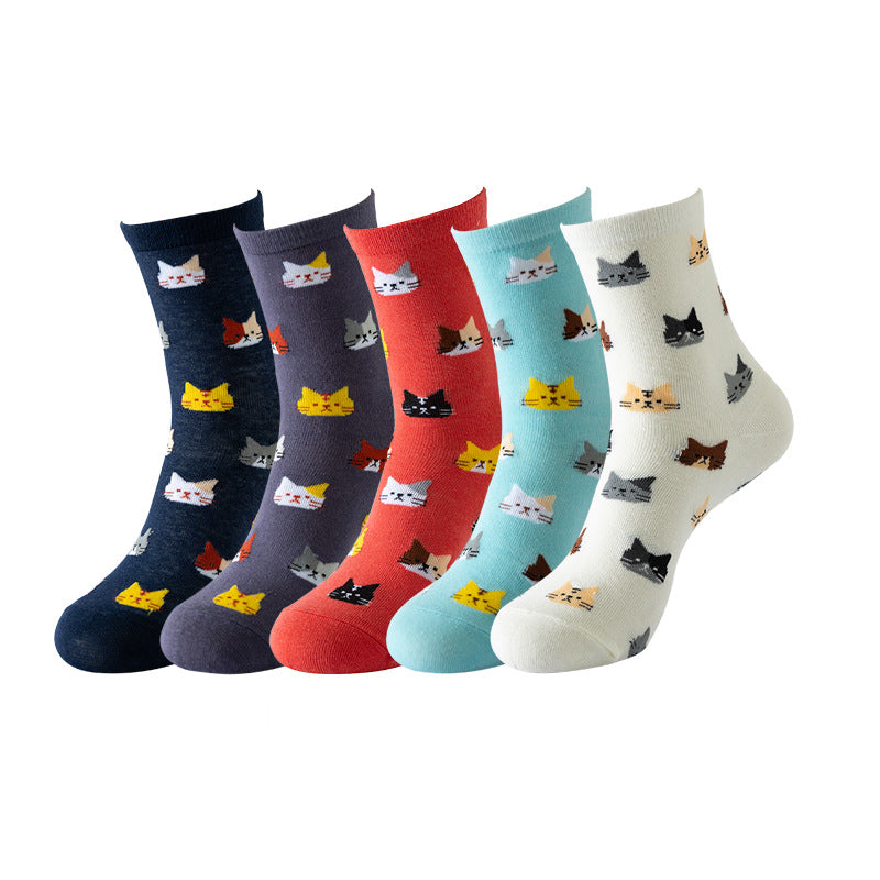 5 pares de calcetines divertidos