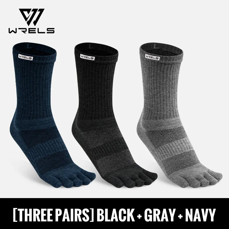 Medias de Algodón 100% / Soporte de dedos / Corredores