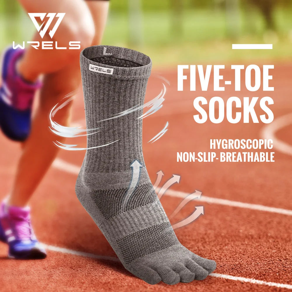 Medias de Algodón 100% / Soporte de dedos / Corredores