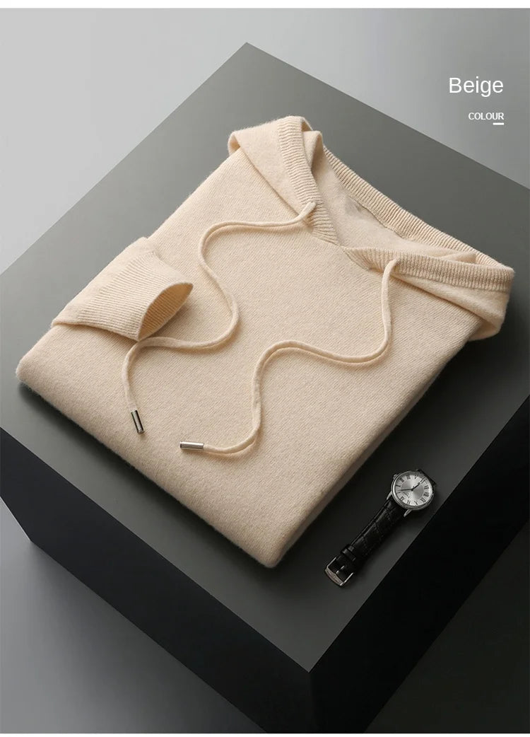 Hoodie Premium 100% Lana Merino