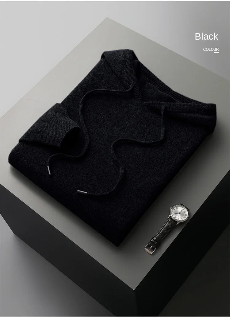 Hoodie Premium 100% Lana Merino