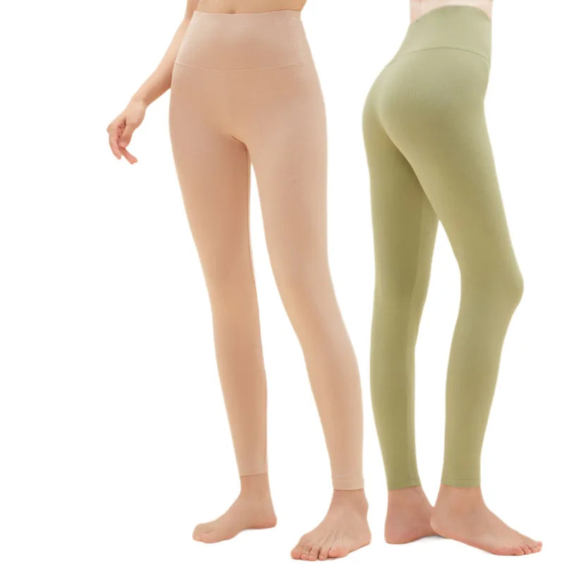 Pantalones de mujer de algodón puro de talle alto, finos, para otoño, ropa interior, pantalones cálidos, estilo estudiantil, nueva llegada, cómodos y transpirables.