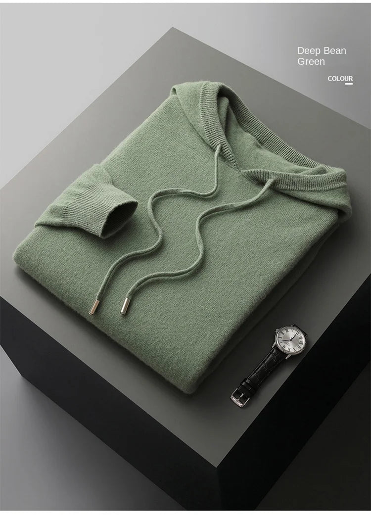 Hoodie Premium 100% Lana Merino