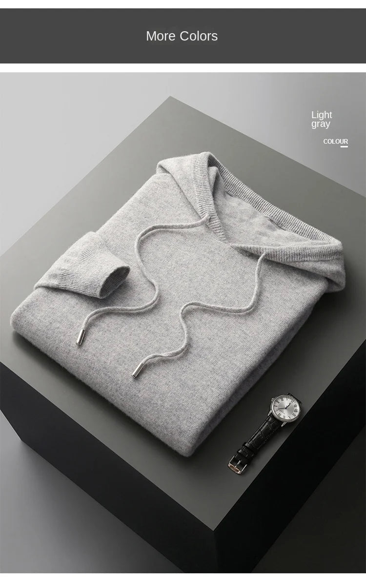 Hoodie Premium 100% Lana Merino