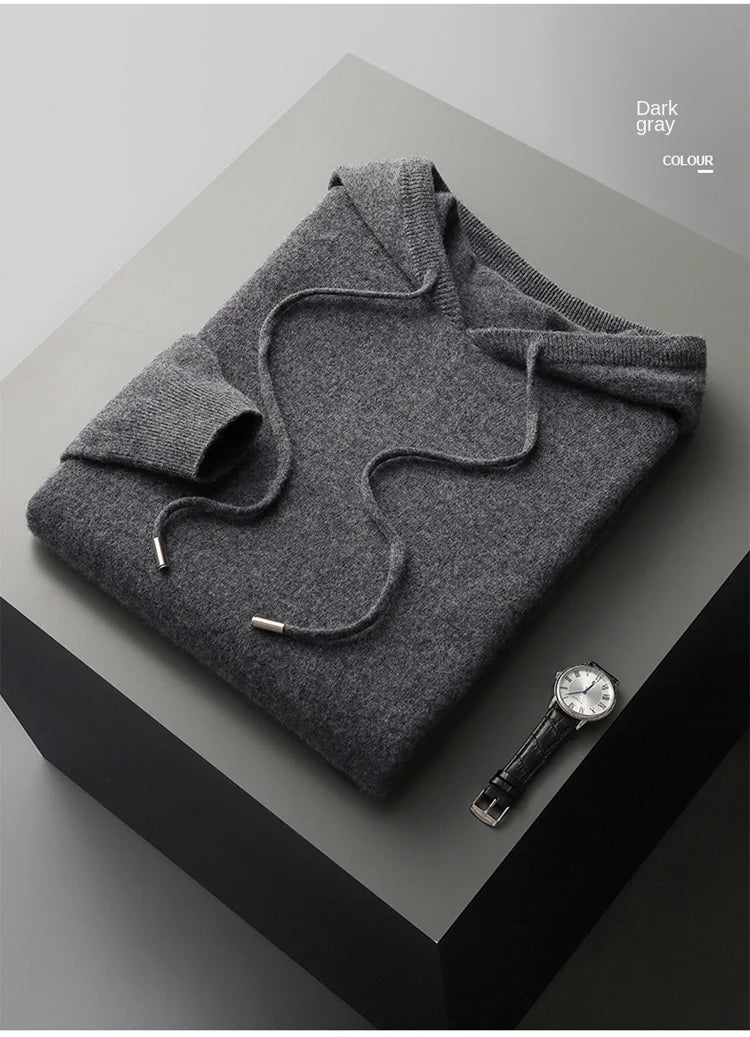 Hoodie Premium 100% Lana Merino