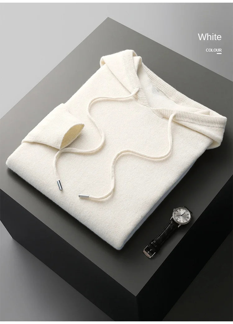 Hoodie Premium 100% Lana Merino