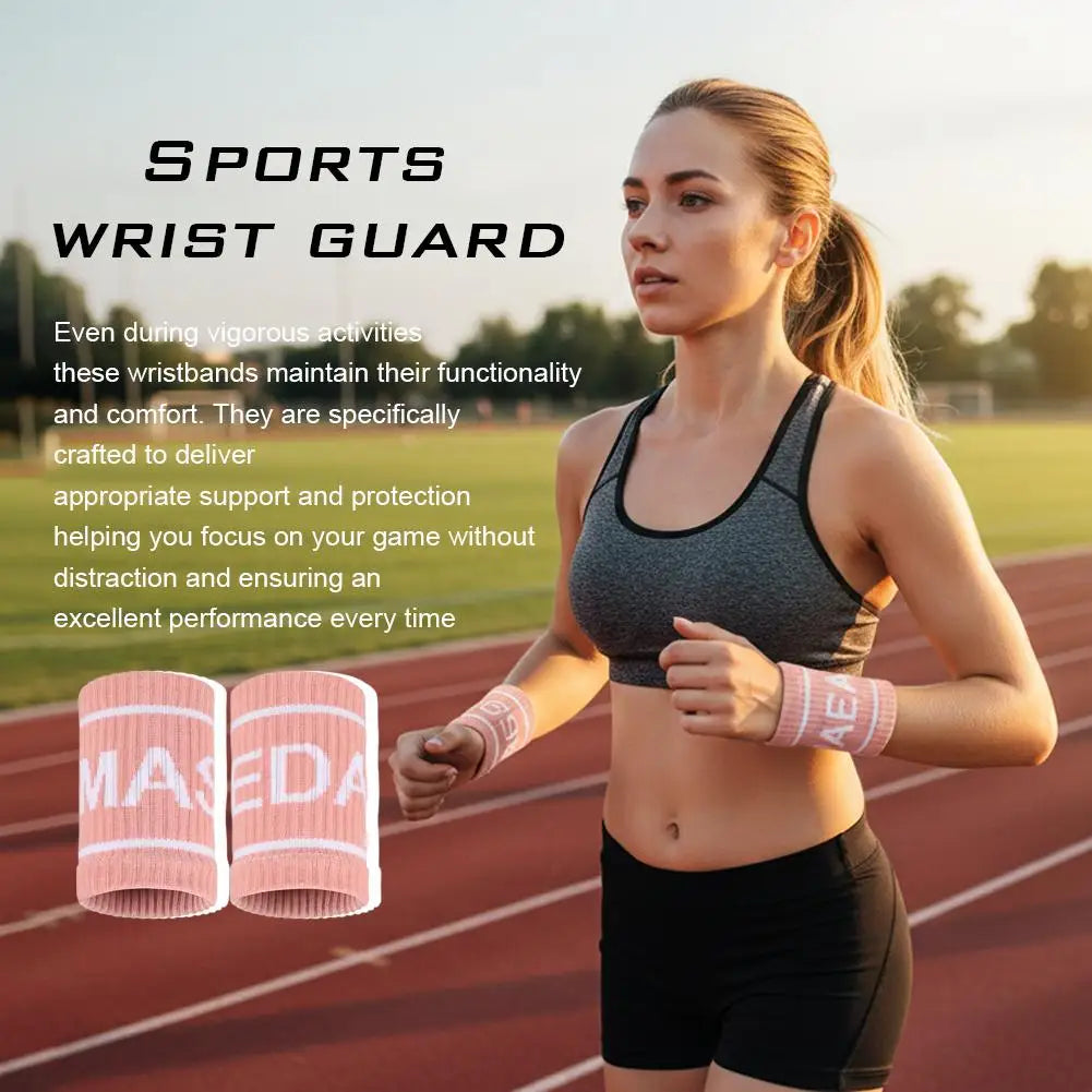 Muñequeras de algodón premium, absorbentes del sudor, con ajuste elástico, ideales para múltiples deportes: baloncesto, tenis, correr y entrenamiento físico.