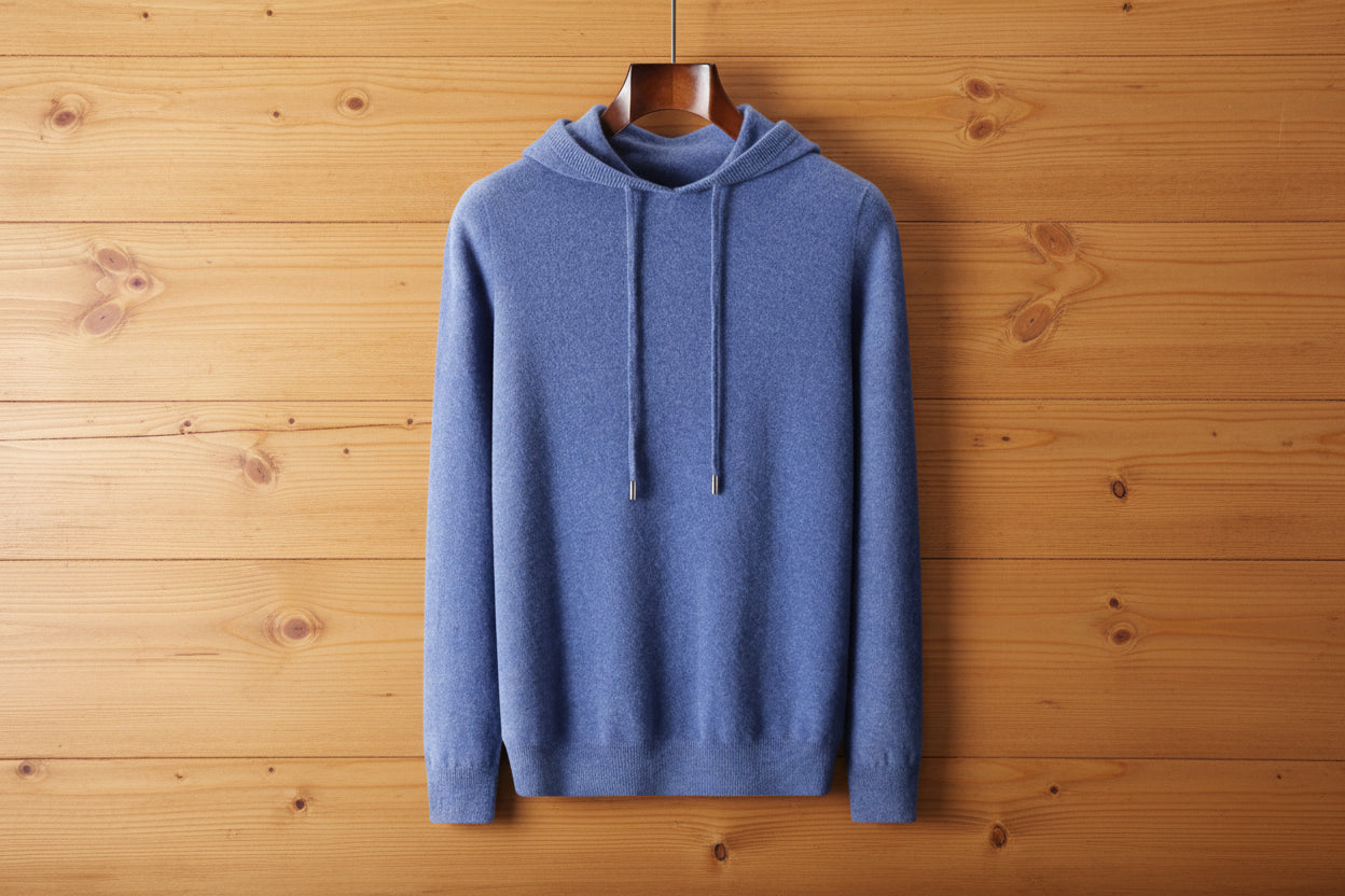 Hoodie 100% Lana Merino / Cachemira / Unisex